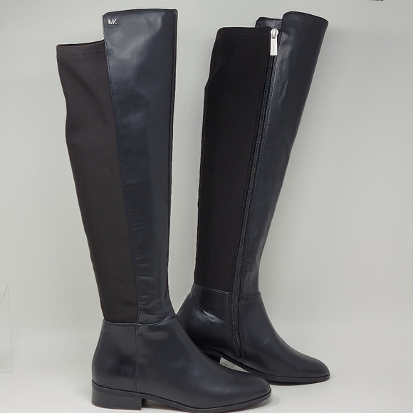 Michael Kors Women's Bromley Over The Knee Flat Riding Black Boot Size 5.5 New - Picture 1 of 13